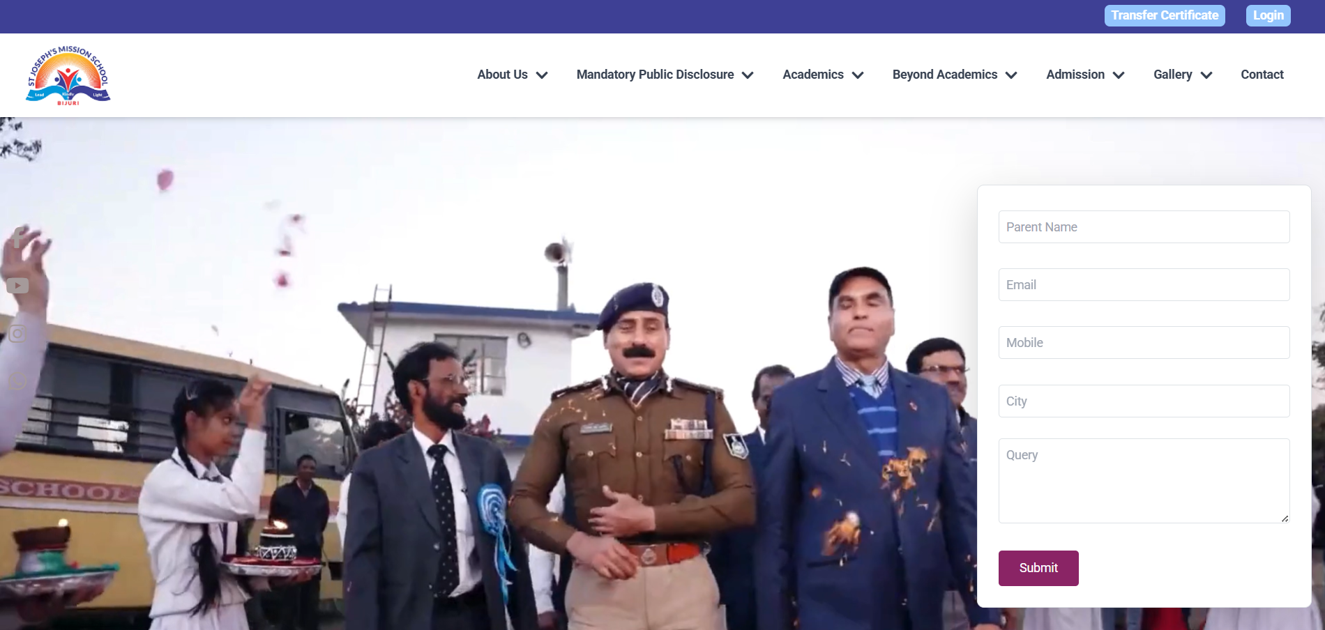 SJMS Bijuri School Website